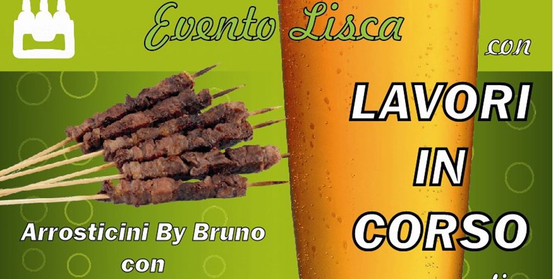Arrosticini By Bruno with unfiltered beer.